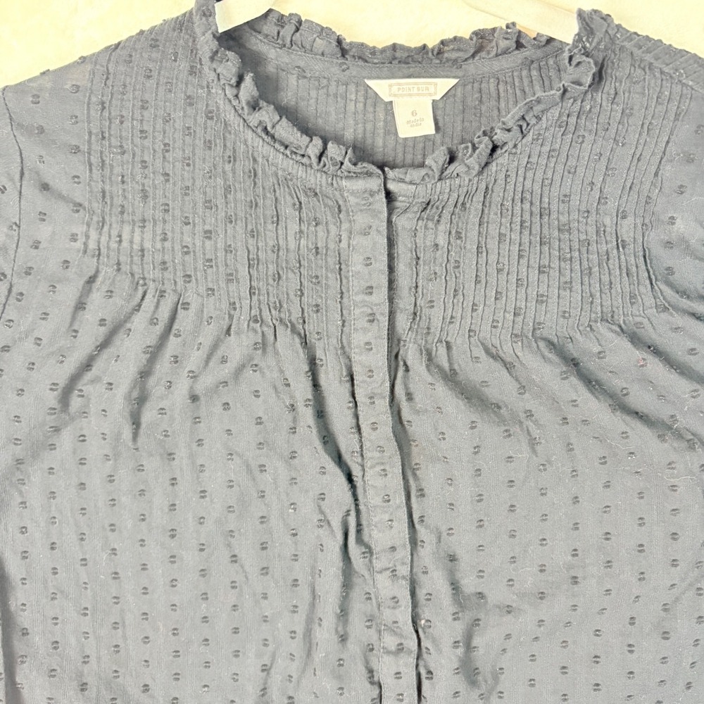 J.Crew Blouse Bundle Women Sz‎ Small | 6 Long Sleeve Tops Black Navy Floral - Picture 4 of 16